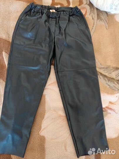 Брюки кожаные