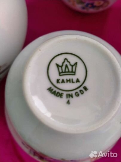 Сервиз чайный на 12 персон Кахла, гдр