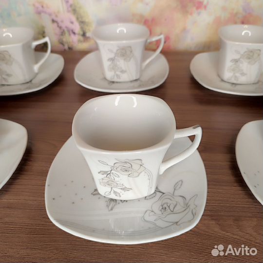 Чайный сервиз на 6 персон фарфор Bekker Германия