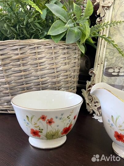 Сахарница и молочник Англия