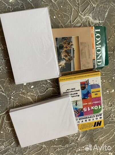 Фотобумага A4 и 10x15 для печати на струйном принт