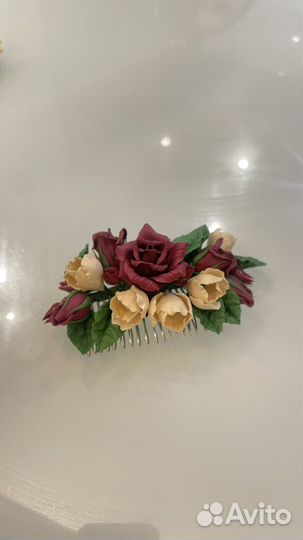 Колье с розами, набор