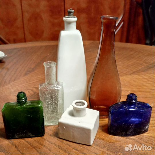 Лот бутылочек для интерьера 6 шт