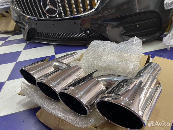 Насадка на глушитель amg