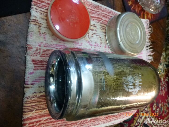 Стеклянная колба для термоса. Китай времён СССР