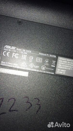 Ноутбук asus
