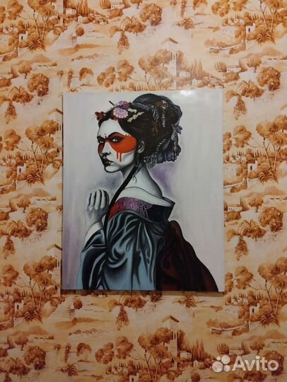 Картина маслом девушка
