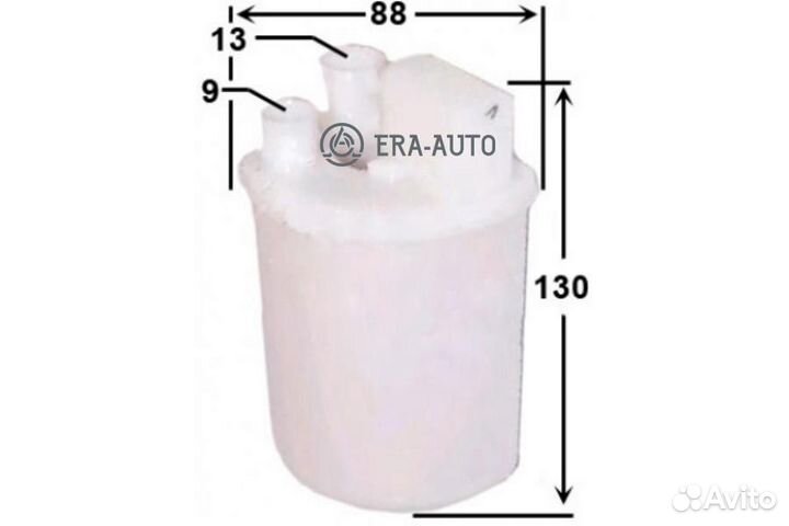 JS asakashi FS9308 Фильтр топливный