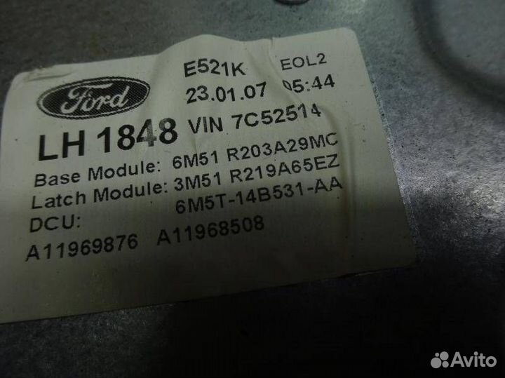 Стеклоподъемник передний левый Ford C-Max 2005