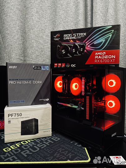 PC i5 12400, RX6700XT Rog Strix, SSD 2TB