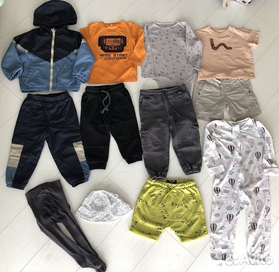 Пакет детских вещей next zara 92-98