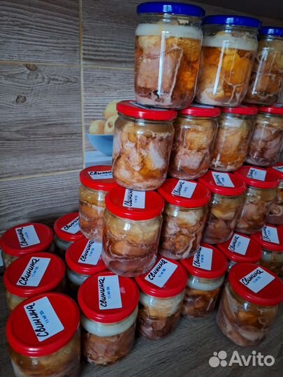 Тушенка свинина домашняя