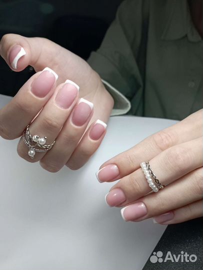 Наращивание 500 Коррекция 500 Маникюр 300