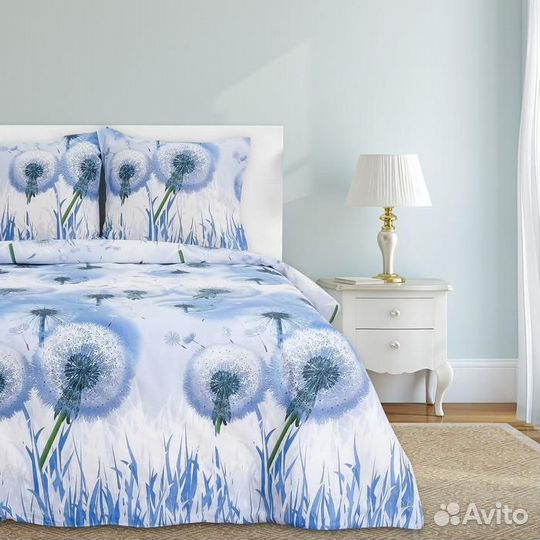 Постельное бельё 'Этель' евро Одуванчики 200х217 с