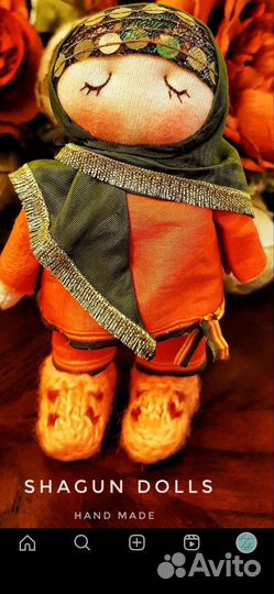 Кукла брелок горянка