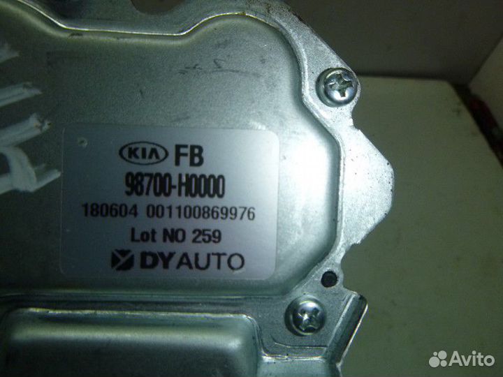 Моторчик стеклоочистителя задний KIA RIO 2017