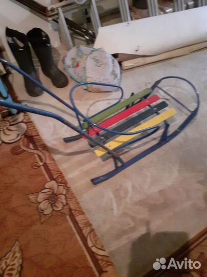 Детские зимние санки