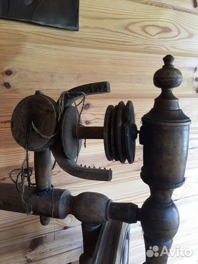 Прялка деревянная старинная