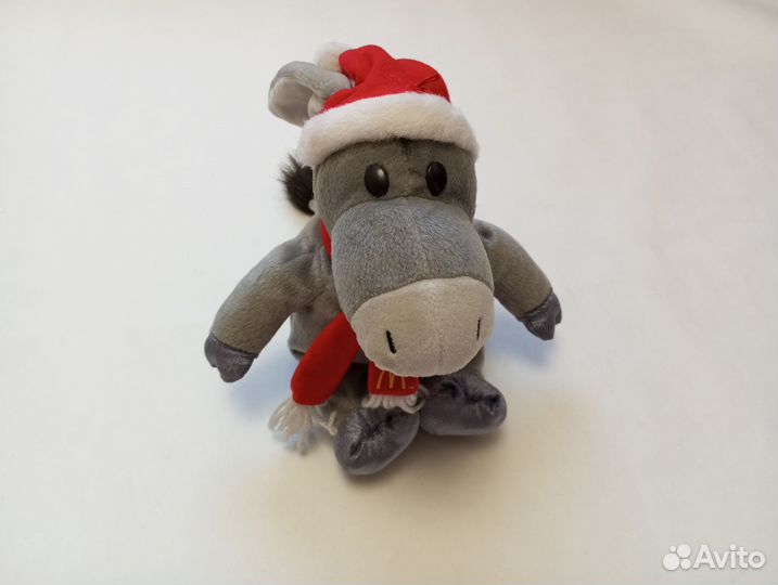 Игрушка новогодний ослик Macdonalds 2002