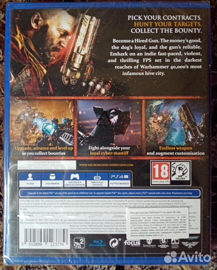 Игра ps4 Necromunda Hired Gun новый диск