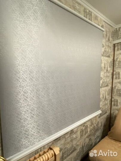 Рулонные шторы в коробе и с направляющими L9739