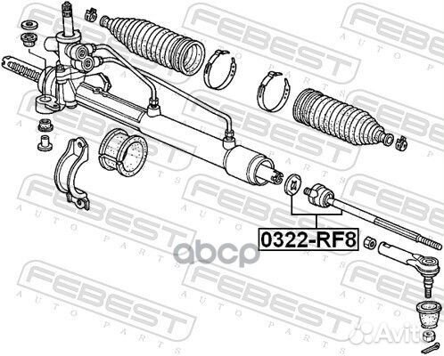 Тяга рулевая honda step WGN RF3 JP 53010-S7S