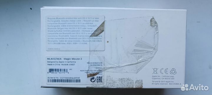 Мышь Apple magic mouse 2