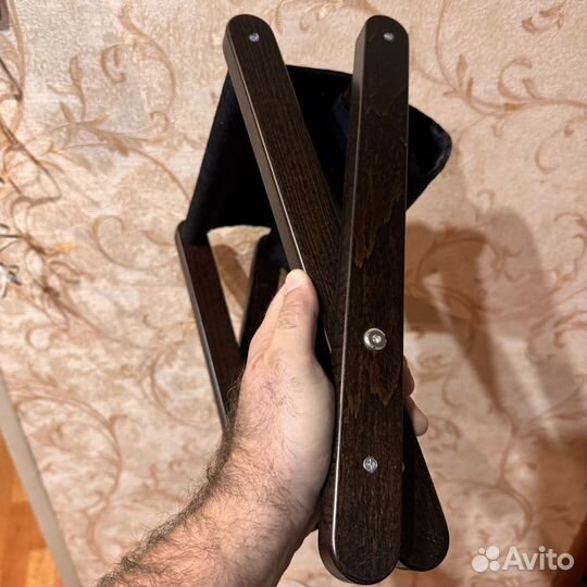 Подставка для сумок «Твист 15»; бук; ; коричнев