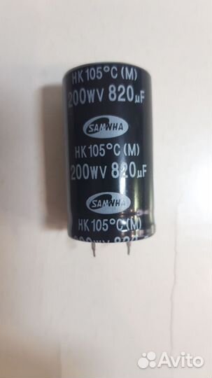 Конденсатор 820мф 200в
