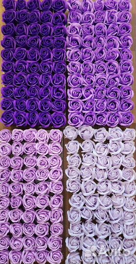 Розы из мыла 50 шт цветы из мыла мыльные розы