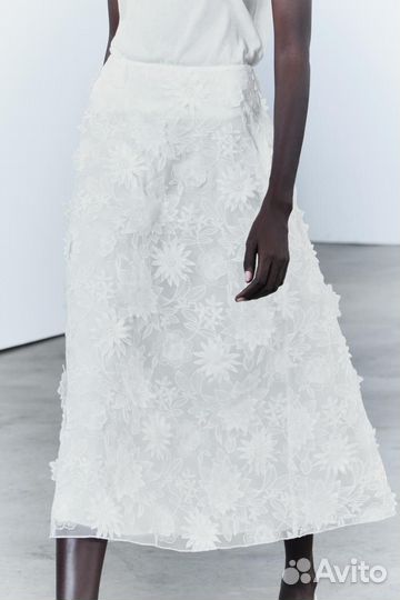 Юбка миди Zara колекция 2024