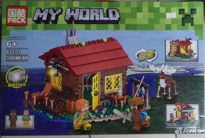 Конструктор майнкрафт лего