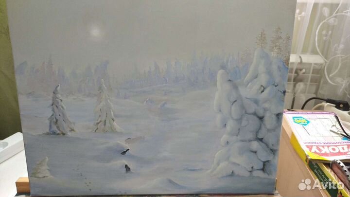 Картина маслом пейзаж
