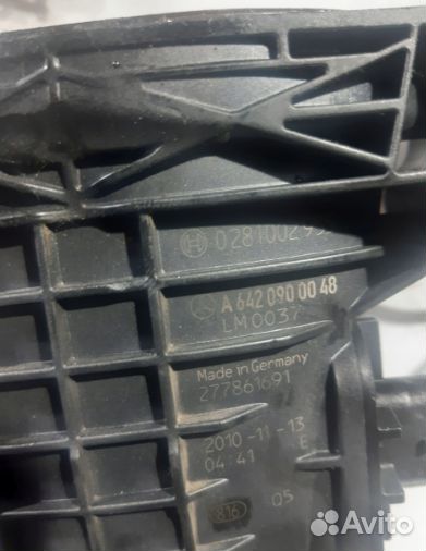 Расходомер A6420900142 mercedes W207 3.0CDI