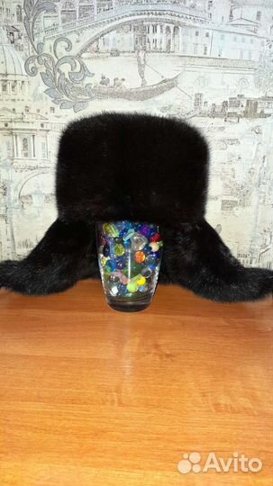 Норковая шапка мужская