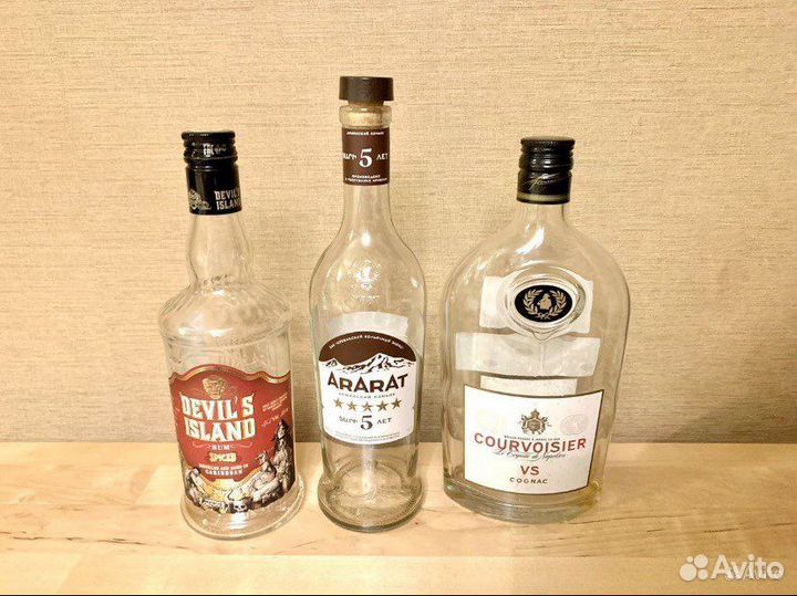 Бутылки стекло 0 5 0 7 1 литр от виски