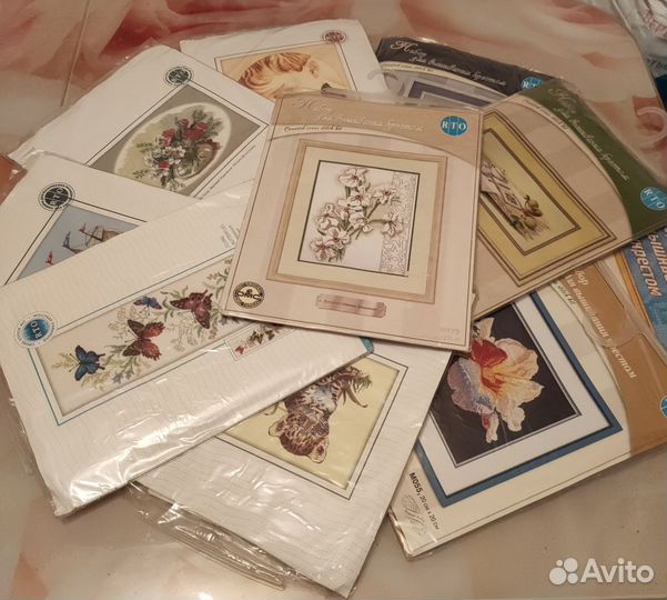 Лот наборы для вышивки крестом рто