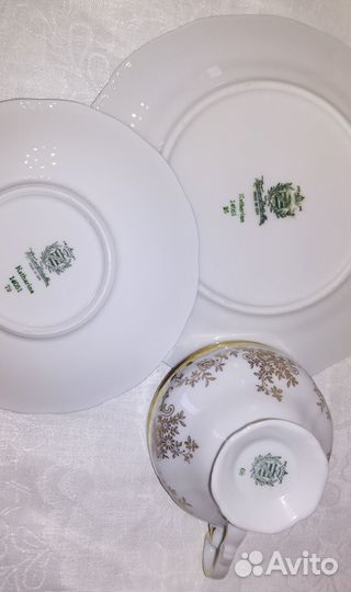 Чайное кофейное трио фарфор Weimar Германия