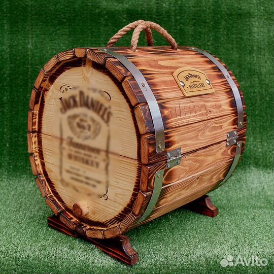 Мини бар Бочка дерево ручная работа