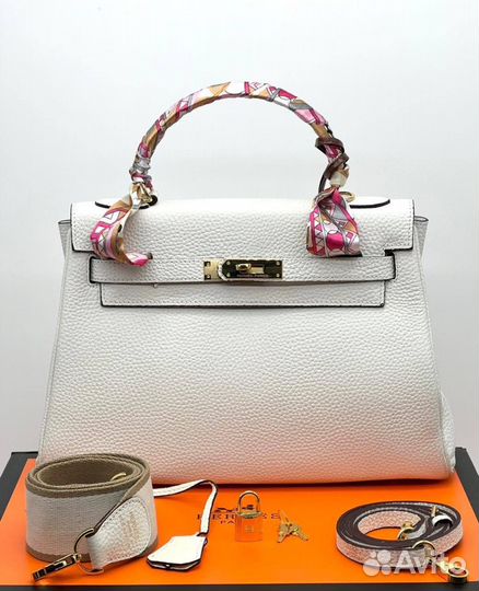 Сумка hermes birkin 32 cm натуральная кожа