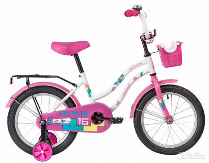 12 14 16 20 Novatrack Tetris велосипед детский