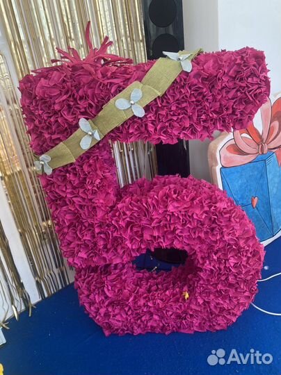 Цифра объёмная для декора и фотозоны