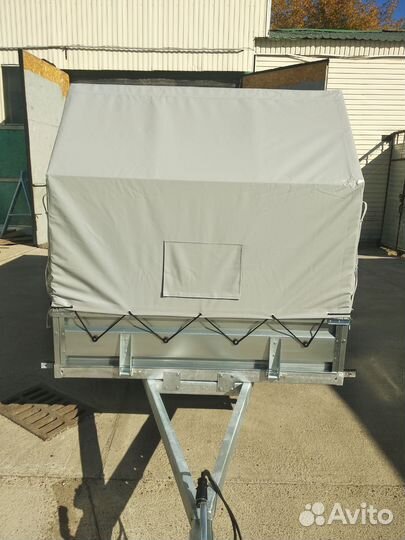 Прицеп 3,5*1,5 двухосный с тентом