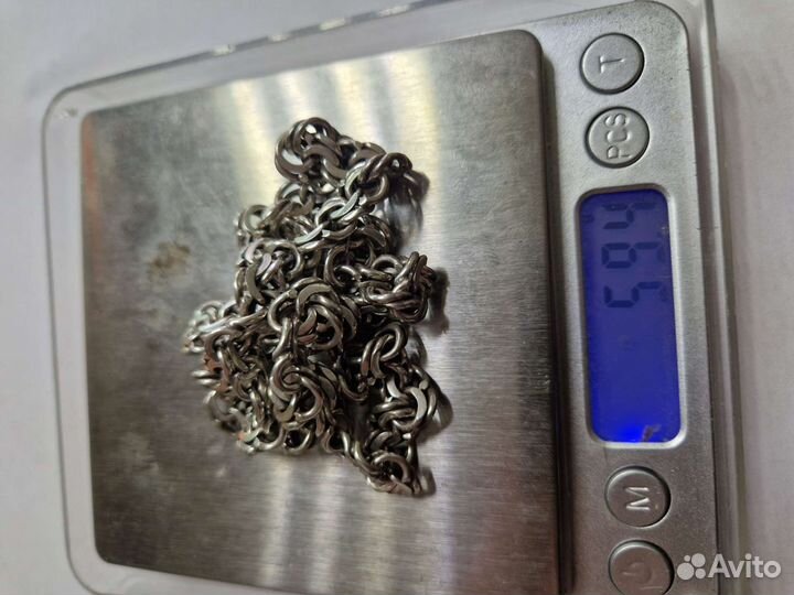 Серебряная цепь 59гр