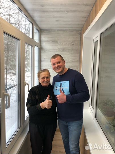 Обшивка балконов и лоджий, остекление