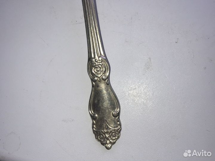 Мельхиоровая десертная ложка СССР