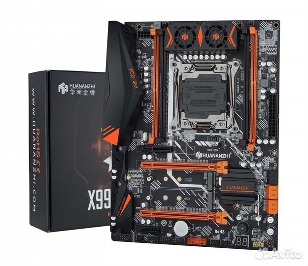 Материнская плата с процессором