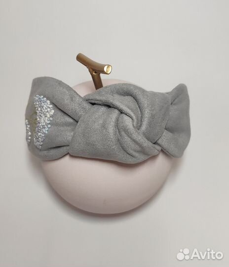 Ободок с вышивкой