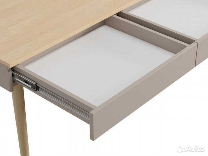 Стол-тумба Элвуд-3 Latte Plywood