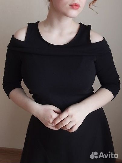 Чёрная кофта Only повседневная